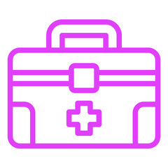 Obraz premium First Aid Kit Vector Icon Design Illustration