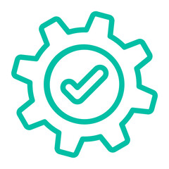 Obraz premium Quality control Vector Icon Design Illustration