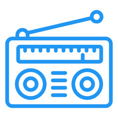 Radio Vector Icon Design Illustration