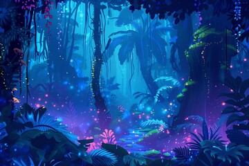 Obraz premium Jungle Fantasy scene