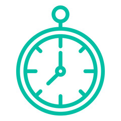 Clock Vector Icon Design Illustration