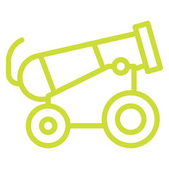 Cannon Vector Icon Design Illustration