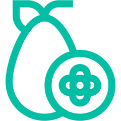 Kumquat Vector Icon Design Illustration