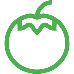 Tomato Vector Icon Design Illustration