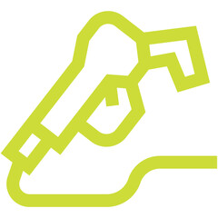 Fuel Nozzle Vector Icon Design Illustration