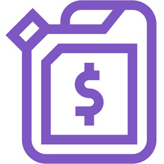 Oil Price Vector Icon Design Illustration