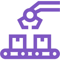 Conveyor Belt Vector Icon Design Illustration