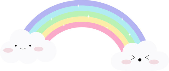 rainbow cloud pride month