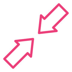 Minimize Vector Icon Design Illustration