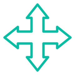 Move Vector Icon Design Illustration