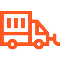 Garbage truck Vector Icon Design Illustration