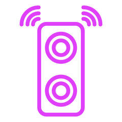 Speaker Vector Icon Design Illustration