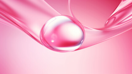 "抽象的なピンクの液体のクローズアップ"