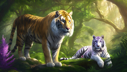 Obraz premium Liger and Tigon