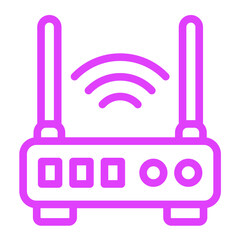 Router Vector Icon Design Illustration