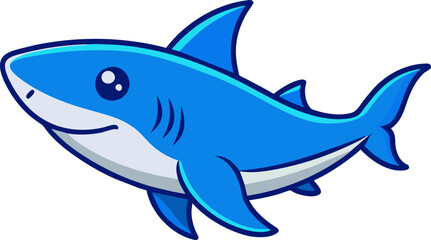 Fototapeta premium baby shark illustration