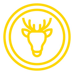 Wild animal Vector Icon Design Illustration