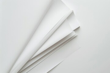 Paper Mockup on Isolated Background created with Generative AI