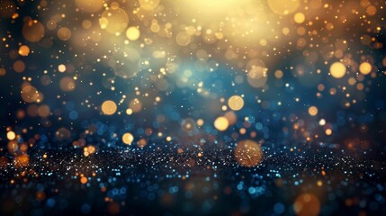 Obraz premium The image is a colorful and vibrant display of light and color, with a blue