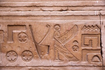 Temple of Edfu, west bank of the Nile, Edfu, Egypt