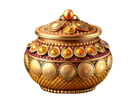Indian festival Dhanteras and Diwali worship background with Goddess Lakshmi Laxmi golden coins stockillustration