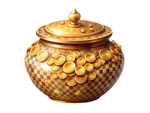 Indian festival Dhanteras and Diwali worship background with Goddess Lakshmi Laxmi golden coins stockillustration
