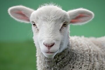 Fototapeta premium portrait of a sheep