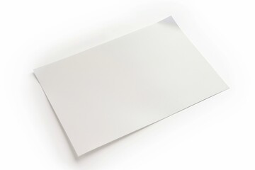 Paper Mockup on Isolated Background created with Generative AI