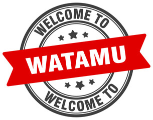 Welcome to Watamu stamp. Watamu round sign