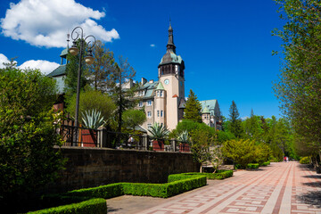 Old spa house  in Swieradow Zdroj, Poland