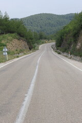 road in the mountains in turkey