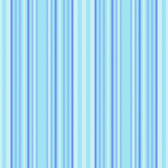 Tracery stripe vertical fabric, artistic seamless pattern texture. Abstraction background vector lines textile in cyan and blue colors.