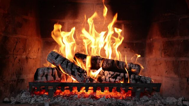 Fireplace 4k. Asmr sleep. Fireplace 4k. Asmr sleep. Fire place at home for relaxing evening