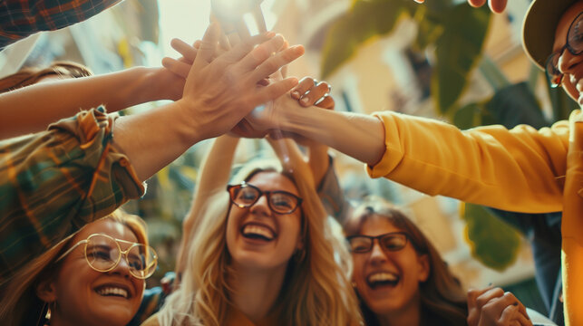 A group of coworkers engage in a team-building exercise, solving challenges and building bonds through collaboration.