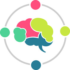 Brain Infographic Elements