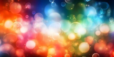 Obraz premium Colorful Bokeh Lights Background