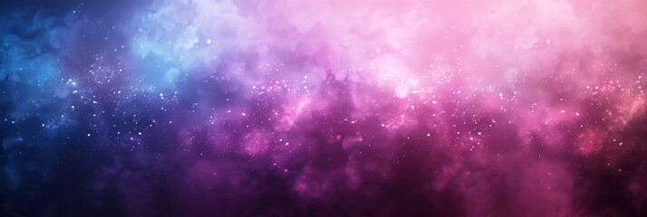 Stunning purple and blue gradient background with sparkling particles