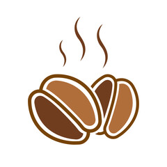 Icon coffee. Coffee Design. Flat Style. Vector icon