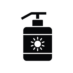 sunscreen icon vector design template simple and clean