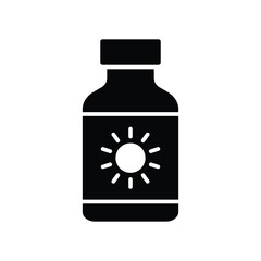 sunscreen icon vector design template simple and clean