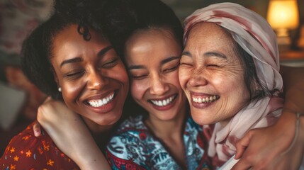 Fototapeta premium A Heartwarming Diversity Embrace