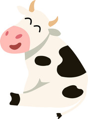 Cute Cow Illustration