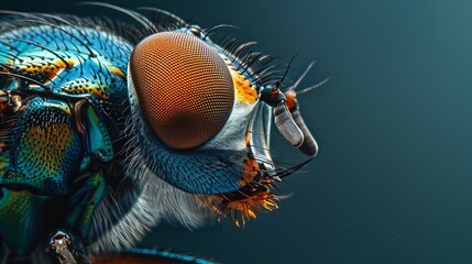a blowfly Macro photograph