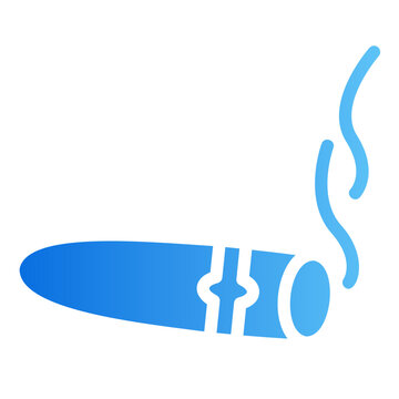 cigar gradient icon
