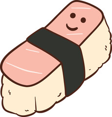 cute sushi cartoon