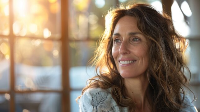 A Radiant Smile at Sunset