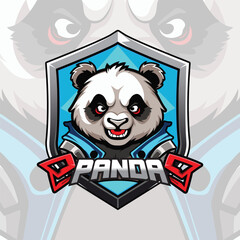 Gaming style logo Panda for Esport Team