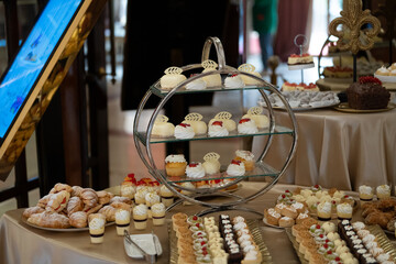 sweets in restaurant