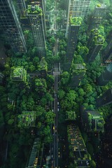 A city where nature and technology coexist