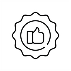 Badge vector icon 